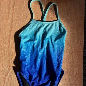 Jolyn Brandon women's size 26 blue ombré swimsuit new without tags
